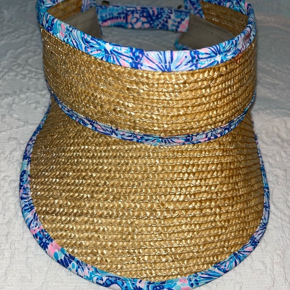 Lilly Pulitzer Colorful Straw Visor - Picture 1 of 6